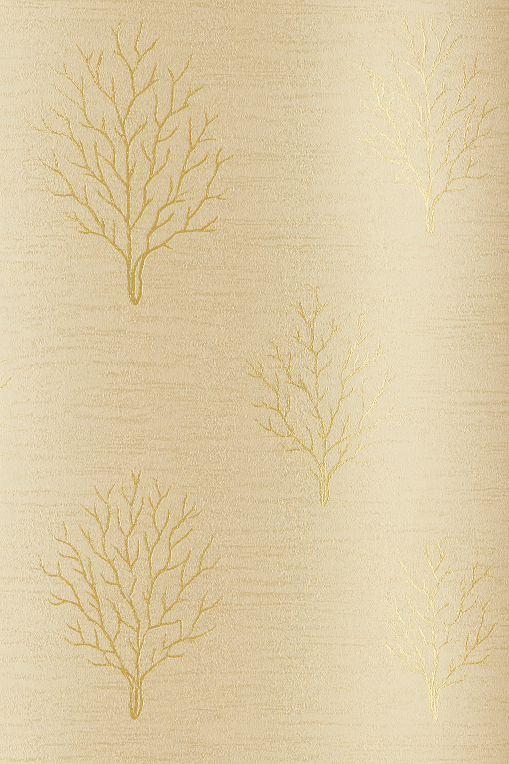 Premium Embossed Foil Print Blackout Curtain | Living Room & Bedroom – Heavy GSM | Cream with Gold Coral Design | 7*4ft | Grommet top | Pack of 1